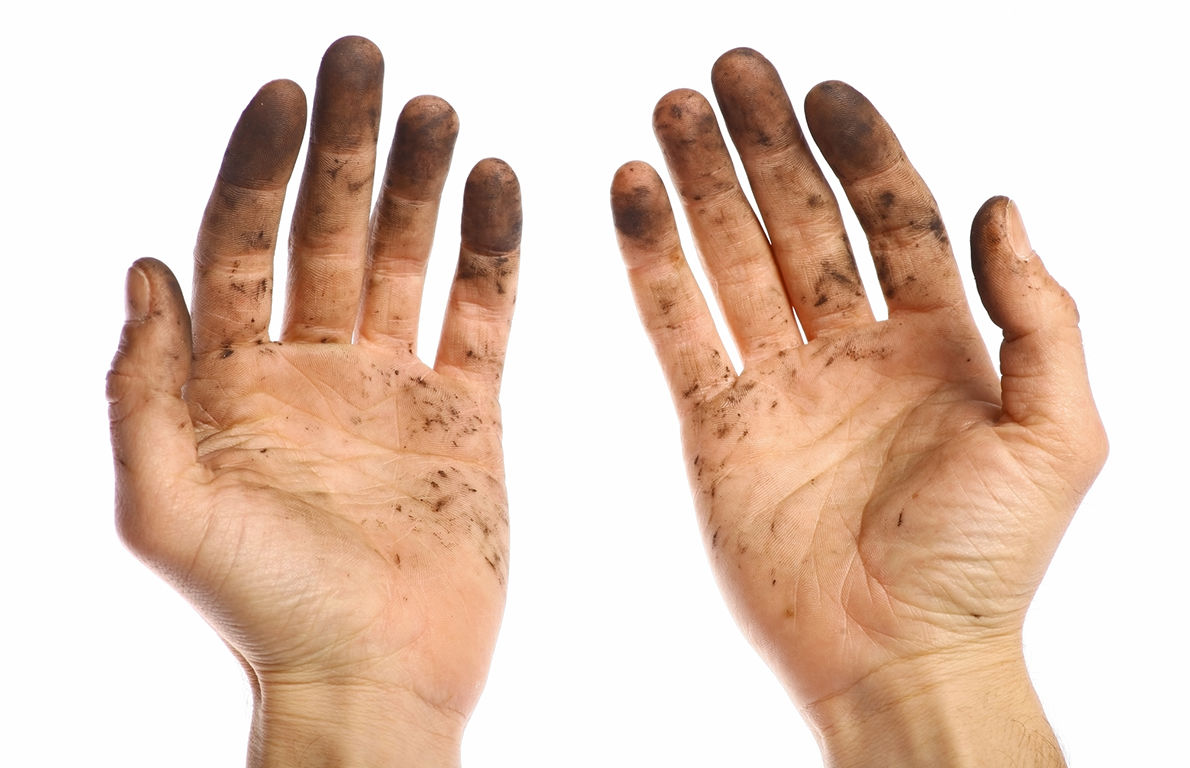 Dirty hands
